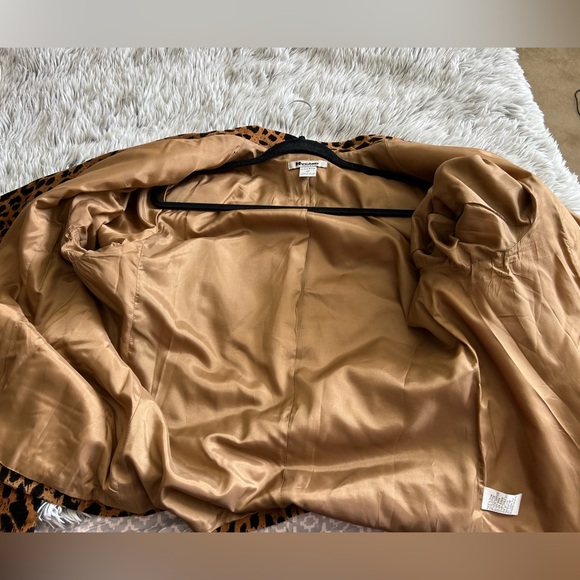 VINTAGE - 1990s Peter Nygard Animal Print Blazer - Size 22 - Picture 6 of 10